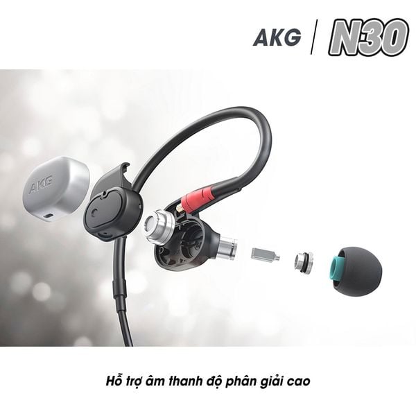 Tai nghe nhét tai AKG N30, tai nghe thể thao nhét tai AKG
