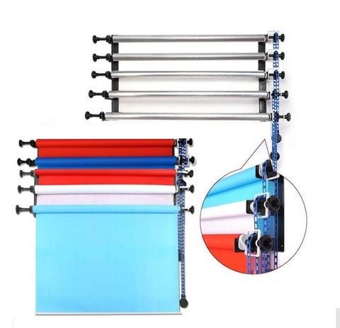 Bộ Khung Treo Phông Xích Tay Kèm 5 Phông Giấy Mỹ 2.72x11M ( loại 2 )