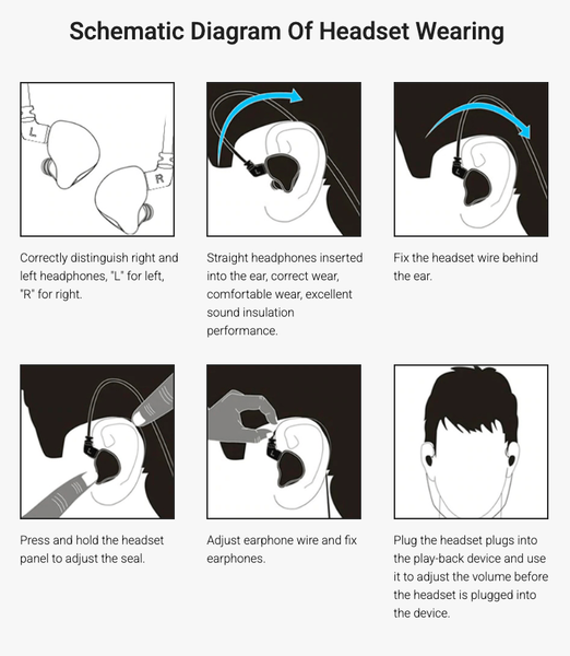 Tai nghe KZ-ZSN PRO Tai nghe nhét tai livestream ( In ear ) màu xanh