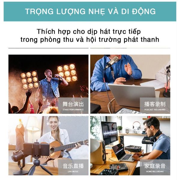 Mixer Livestream Karaoke Mickle E4, Mixer Livestream có 99 hiệu ứng