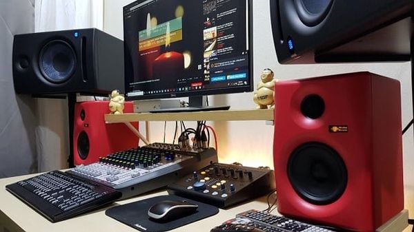 Cặp loa kiểm âm Monkey Banana Gibbon 5 Red