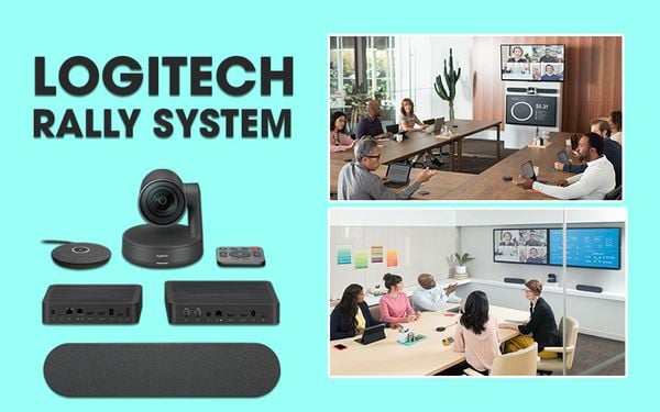 Thiết bị hội nghị Logitech Rally Plus - Webcam Hội Thảo Trực Tuyến