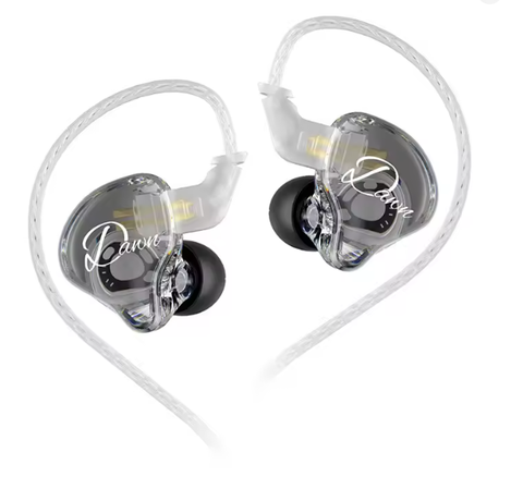 Tai nghe KZ-Dawn Tai nghe nhét tai In ear livestream Silver