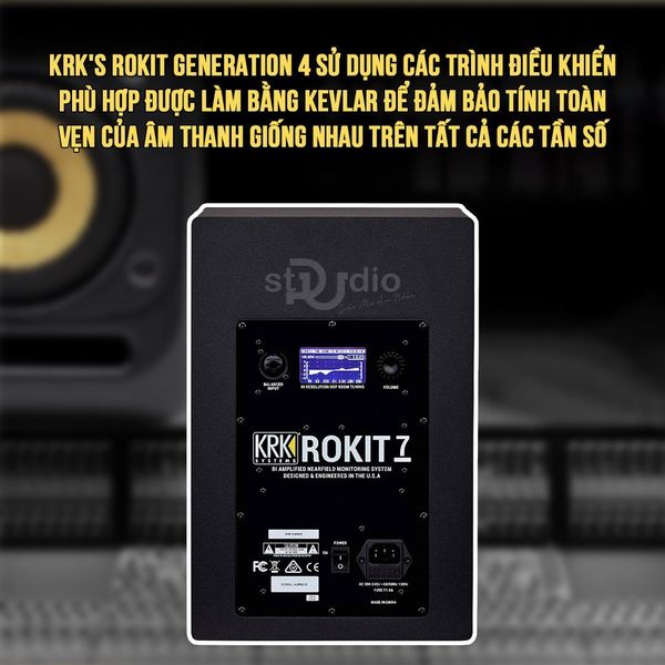 Loa kiểm âm KRK ROKIT 7G4WN - Monitor Studio KrK ( Trắng )