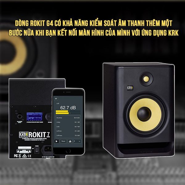Loa kiểm âm KRK ROKIT 7G4WN - Monitor Studio KrK ( Trắng )