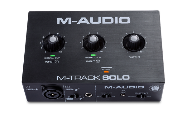 Combo Thu Âm Soundcard M-Audio M-TRACK SOLO và Micro Takstar PC-K320
