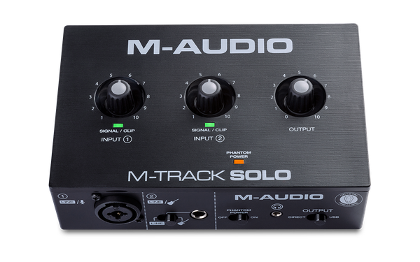 Combo Thu Âm Soundcard M-Audio M-TRACK SOLO và Micro Takstar SM8B ( gen 2 )