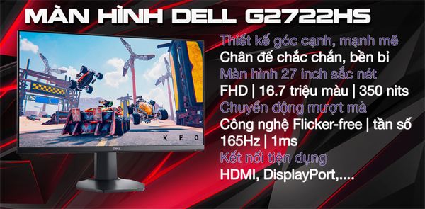 Màn hình Dell G2722H 27 inch 165Hz