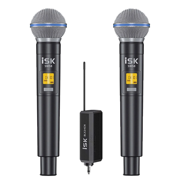 Bộ livestream ICON UPOD PRO - Micro không dây iSK SM58 (2mic)