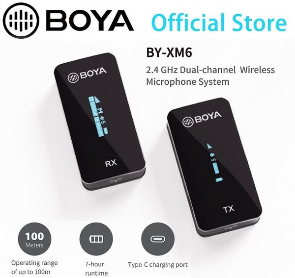 Microphone BOYA BY-XM6 S1 - Micro cài áo không dây