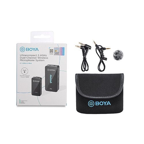 Micro thu âm cài áo Boya BY-XM6 S1 Mini