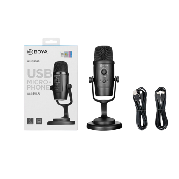 Micro thu âm BOYA BY-PM500 - Micro thu âm cổng USB