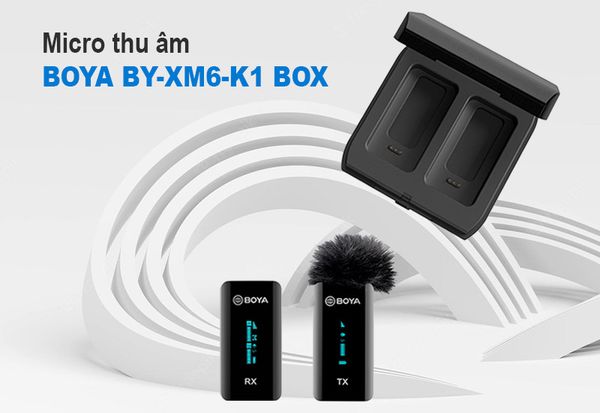 Microphone BOYA BY-XM6 K1 - Micro cài áo không dây