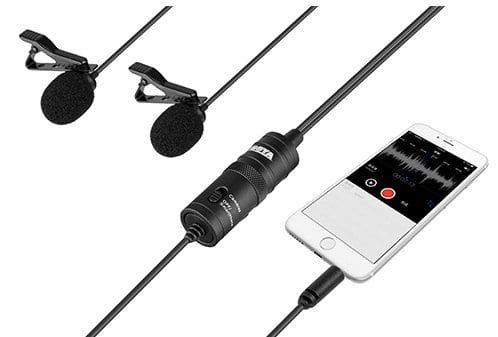 Micro thu âm Boya BY-M1DM - Micro thu âm cài áo