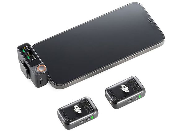 Micro Cài Áo DJI Mic 2 (2 TX + 1 RX) - Micro không dây 2 phát 1 nhận
