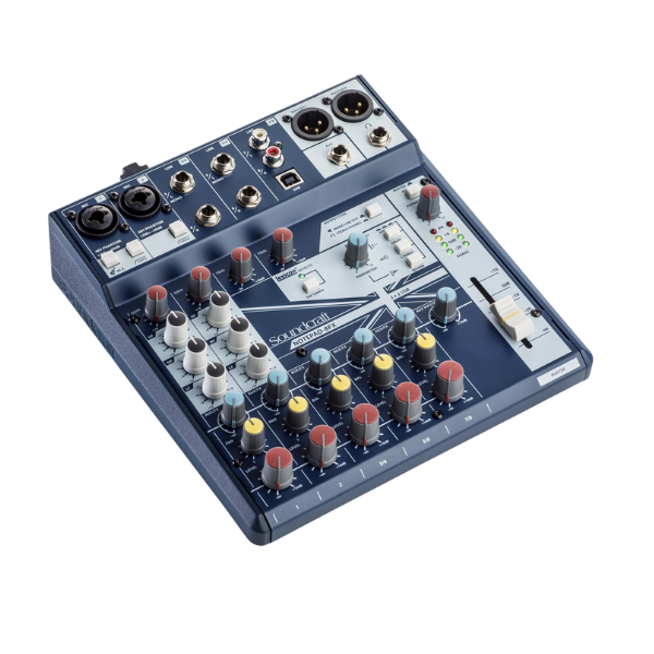 Mixer Analog Soundcraft NOTEPAD 8Fx - Mixer đa năng livestream Karaoke