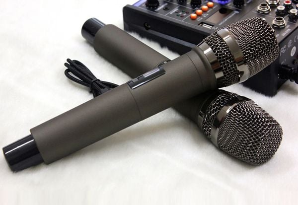 Mixer livestream Karaoke Yamaha G4 USB, Mixer livestream kèm 2 micro không dây