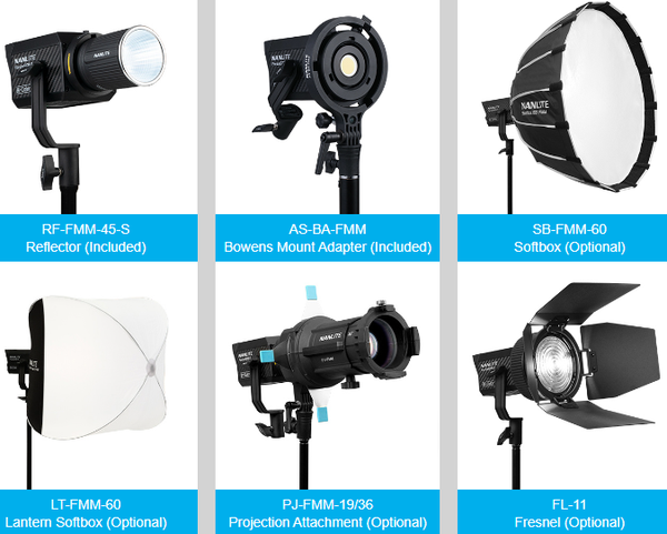 Đèn Nanlite Forza 60 KIT - Đèn livestream quay phim