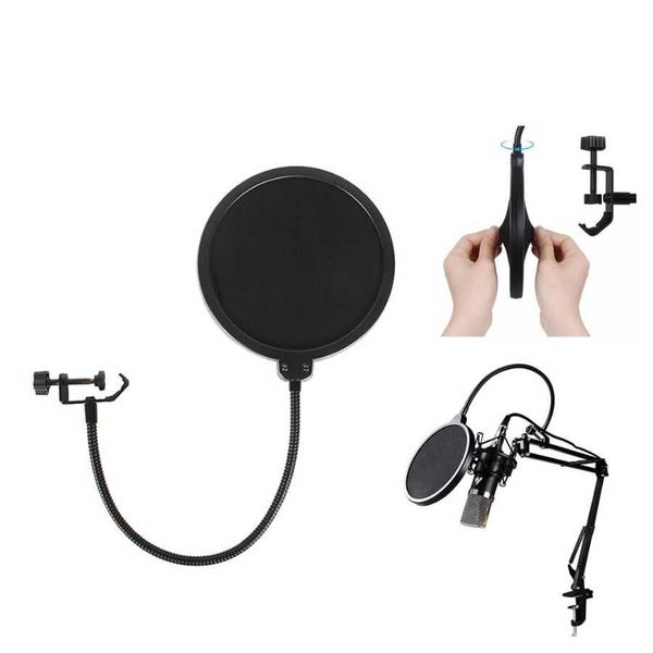 Màng lọc âm (POP FILTER) - Màng lọc micro thu âm 2 lưới