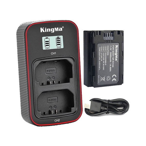 Bộ pin sạc KingMa NP-FZ100 cho máy ảnh Sony