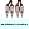 Cáp Hosa Pro 6.5mm ra 6.5mm ( 1.5m dây đôi ) - Stereo Interconnect Dual