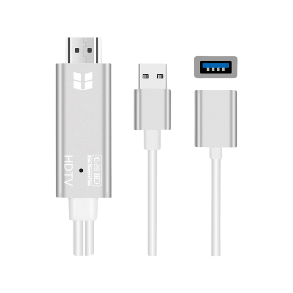 Thiết bị phản chiếu màn hình điện thoại Livestream lên màn hình máy tính hoặc tivi (Không trễ, có khe LAN, Audio)