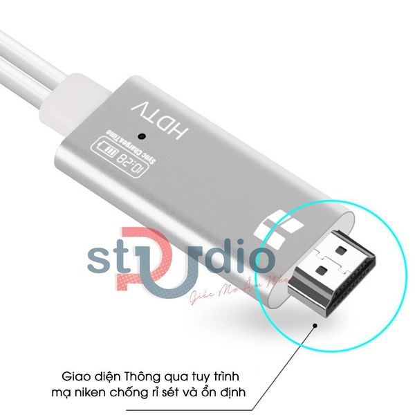 Thiết bị phản chiếu màn hình điện thoại Livestream lên màn hình máy tính hoặc tivi (Không trễ, có khe LAN, Audio)