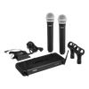 Bộ thu và phát kèm micro không dây Shure SVX288/PG58 - Micro không dây cầm tay (2mic)