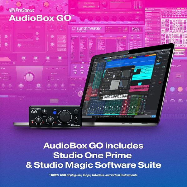 PreSonus AudioBox Go 2x2 USB-C Audio Interface