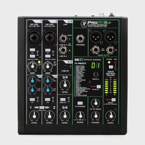 Mixer MACKIE PROFX6V3 - Bàn trộn âm thanh all in one