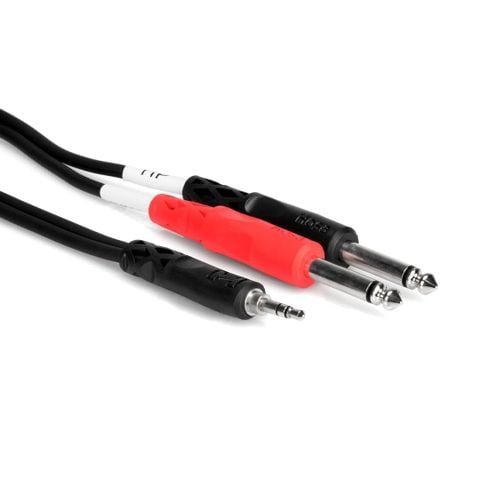 Dây HOSA STEREO BREAKOUT 3.5mm trs to dual 1/4 ts ( 3m )