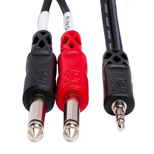 Dây HOSA STEREO BREAKOUT 3.5mm trs to dual 1/4 ts ( 3m )