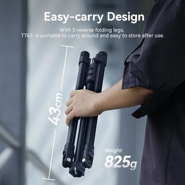 Chân Đèn Hợp Kim Nhôm Gấp Ngược ULANZI TT43