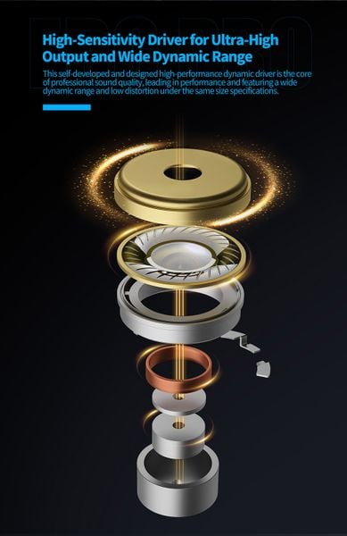 Tai nghe KZ-EDC PRO Tai nghe nhét tai livestream ( In ear ) Silver