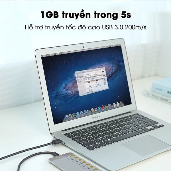 Cáp tín hiệu - sạc cổng USB 3.0 ra Type-C chính hãng
