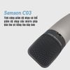 Micro thu âm Samson C03 - Micro thu âm cho phòng thu