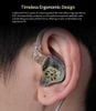 Tai nghe KZ-EDX Lite trong suốt Tai nghe nhét tai livestream ( In ear ) Clear