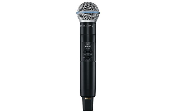 Bộ thu và phát kèm micro không dây Shure SVX288/PG58 - Micro không dây cầm tay (2mic)