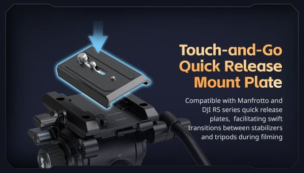 SmallRig x Potato Jet TRIBEX Hydraulic Carbon Firber Tripod Kit