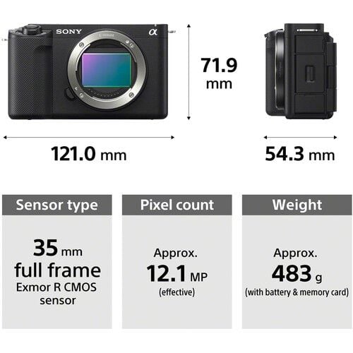 Máy ảnh Sony ZV-E1 (Black, Body Only)
