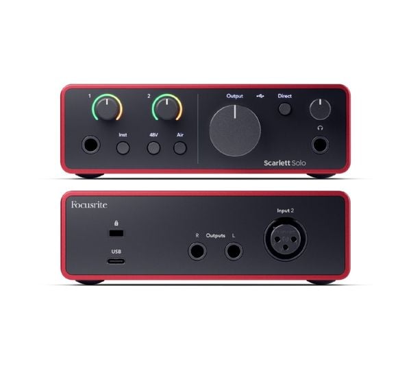 Sound Card Focusrite Scarlett Solo 4rd (Gen) - Sound card thu âm