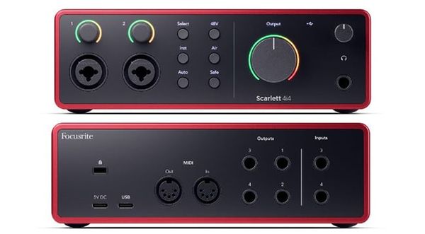 Sound card Focusrite Scarlett 4i4 4rd (Gen) - Sound card thu âm