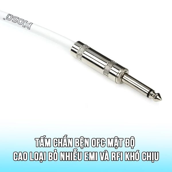 Hosa Guitar Cable Straight to Same - Cap nhạc cụ 6.5 mmt o 6.5mm