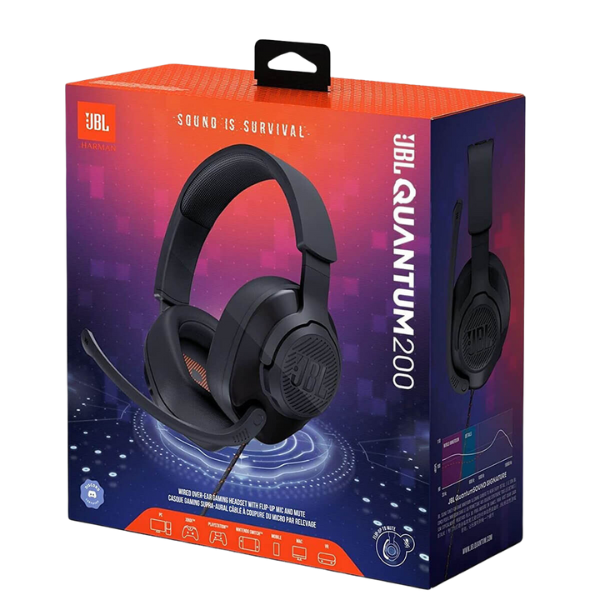 Tai nghe Chụp tai Gaming JBL QUANTUM 200 - tai nghe chụp tai có Mic