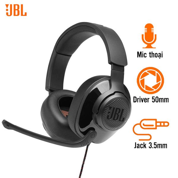 Tai nghe Chụp tai Gaming JBL QUANTUM 200 - tai nghe chụp tai có Mic