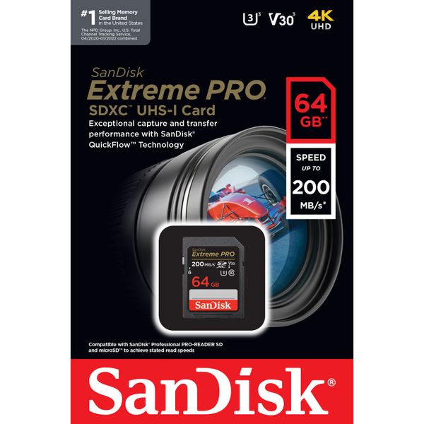 Thẻ nhớ SanDisk 64GB Extreme Pro
