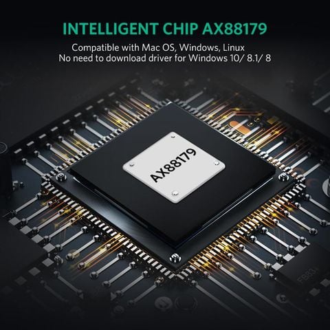 Cáp USB Type-C to Lan 10/100/1000Mbps chính hãng Ugreen 50307