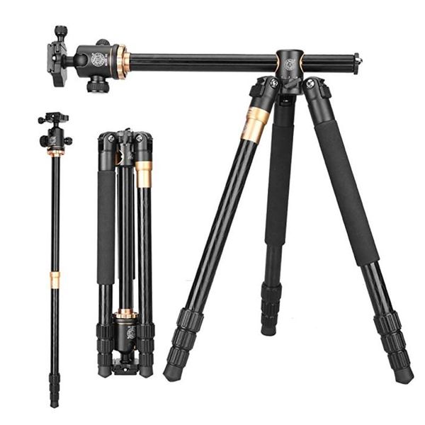 Chân máy ảnh Tripod Beike Q999H bản trục đứng vuông góc