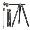 Chân máy ảnh Tripod Beike Q999H bản trục đứng vuông góc