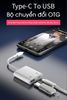 Cáp OTG USB Type C to USB 3.0 kèm lỗ sạc pin Hàng chính hãng